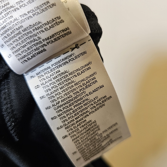 Adidas all black climalite track pants size S US - Picture 7 of 8